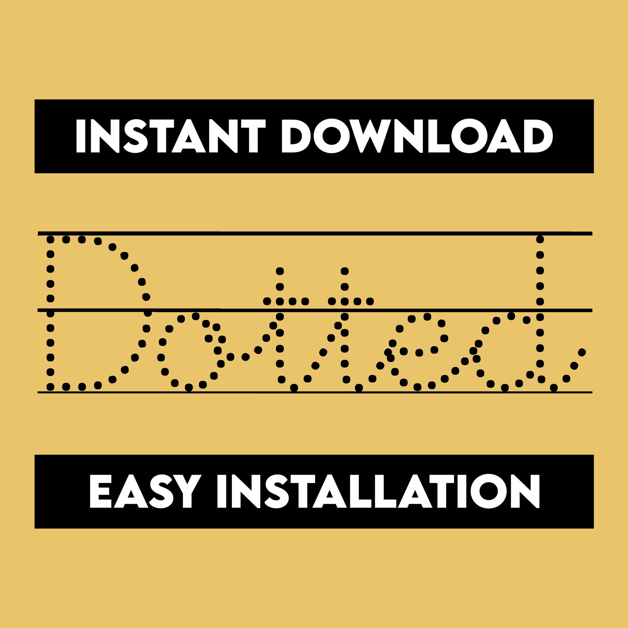 Dotted Font, Dotted Letters, Dotted Alphabet, Dot to Dot Typeface