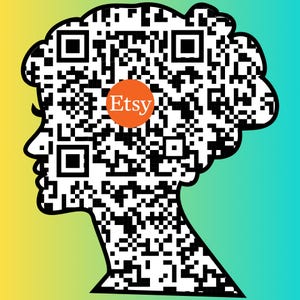 Custom Female Shape QR Code: Salon Marketing (Digital Download)
