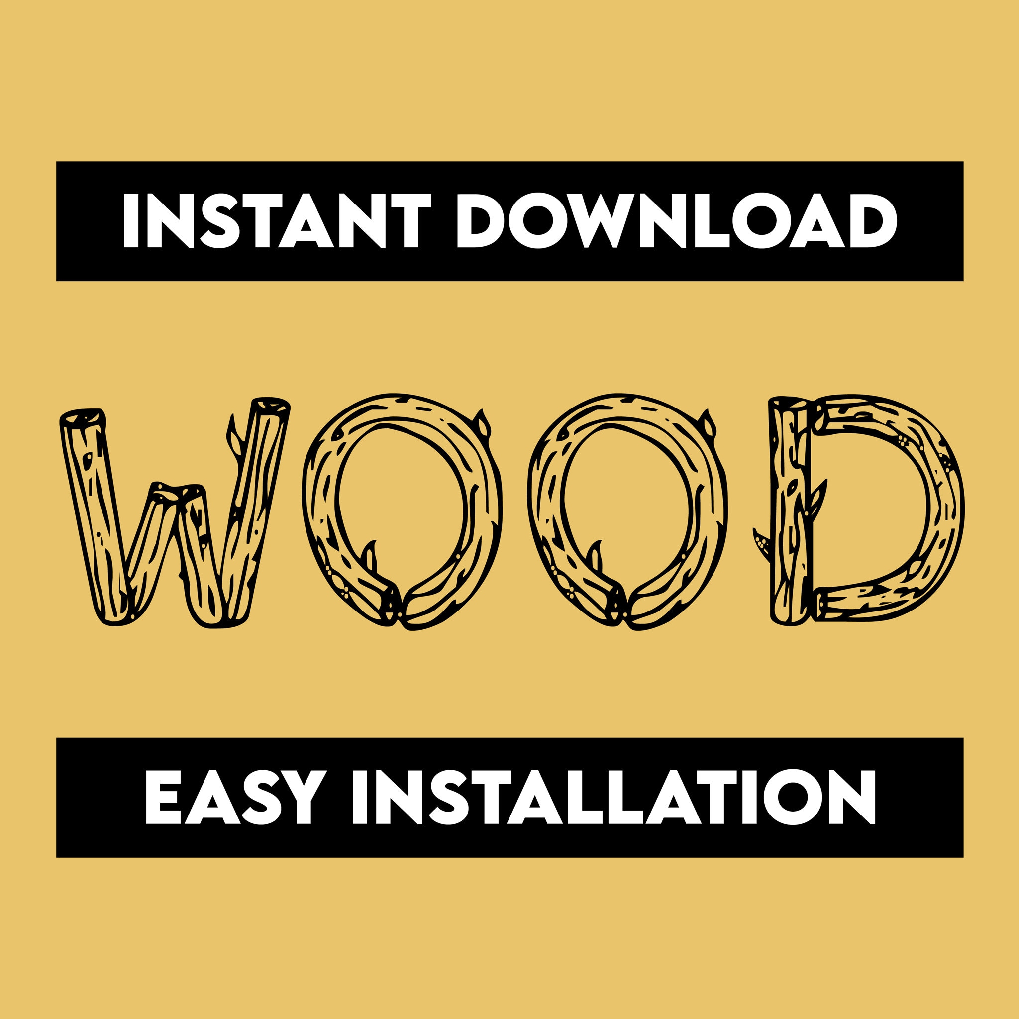 Wood Font, Wooden Letters, Wood Typeface, Wooden Alphabet Letters