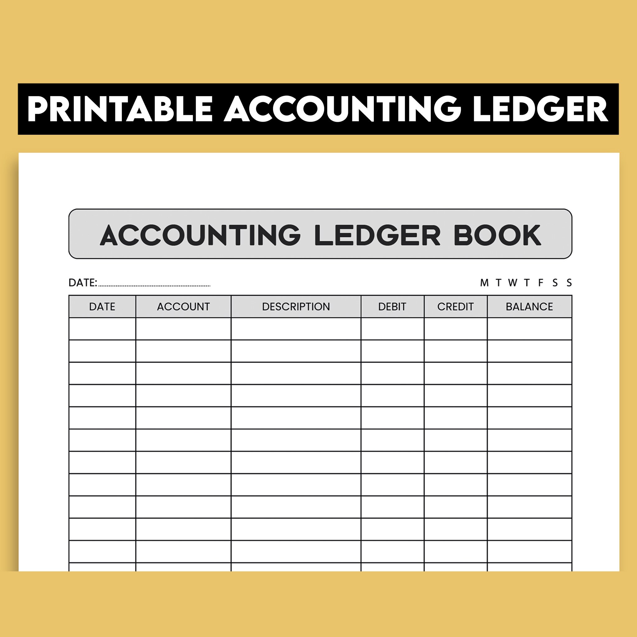 印刷可能な会計元帳：収入と支出の追跡（PDF および PNG） - Etsy 日本