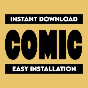 Comic Font, Comic Letters, Comic Alphabet, Comic Lettering, BubbleGum Letters, Doodle Fonts, Cricut Fonts, Procreate Fonts, Cool Fonts