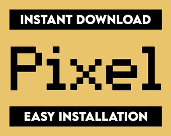 Fuente de píxeles de 8 bits: tipografía de videojuegos retro (TTF)