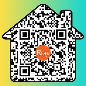 Custom House Shape QR Code for Realtors (Digital Download)