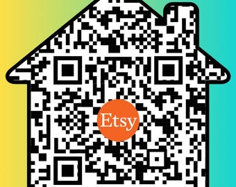 Custom QR Code in a House Shape, Customized Qr Code Generator, Digital Qr Code, Scannable Qr Code Maker, Printable Qr Code for Realtors