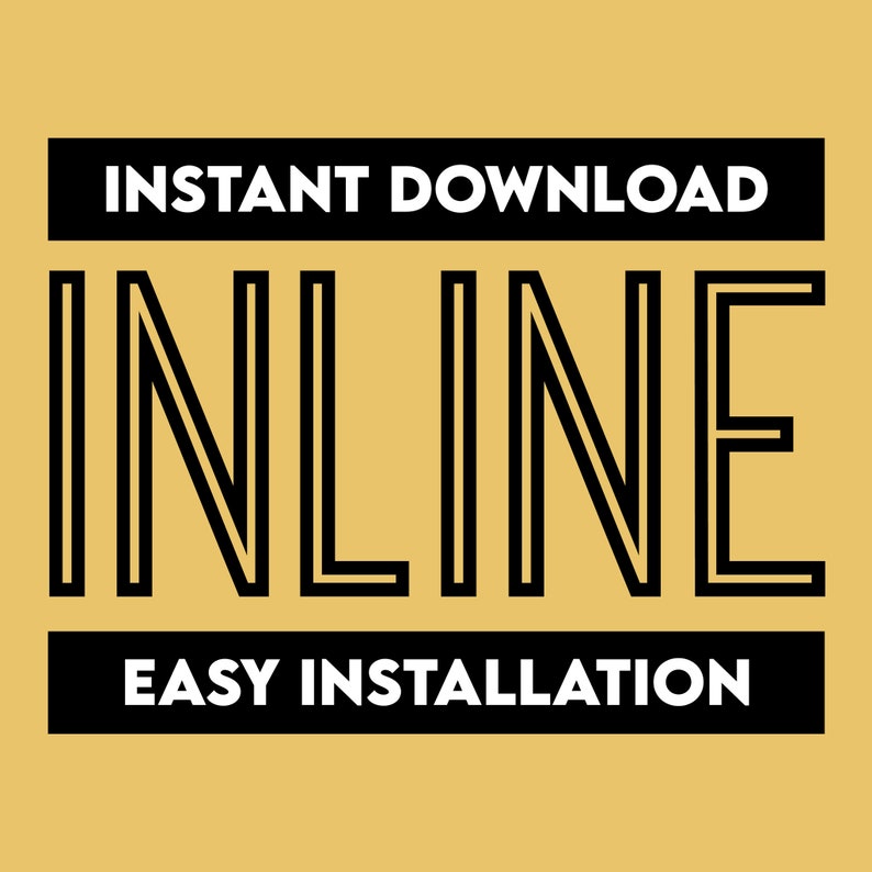 Inline Font, Inline Letters, Inline Alphabet, Inline Text, Cricut Font ...