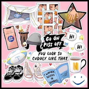 Nick and Charlie Stickers