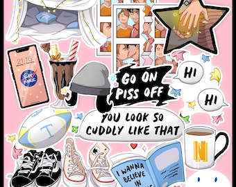 Nick and Charlie Stickers