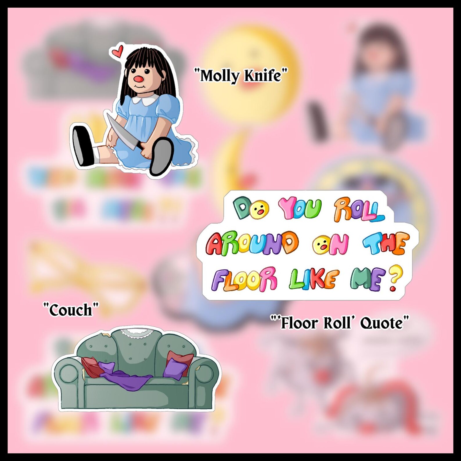 Sticker For Couch Comfy Couch Stickers - Etsy