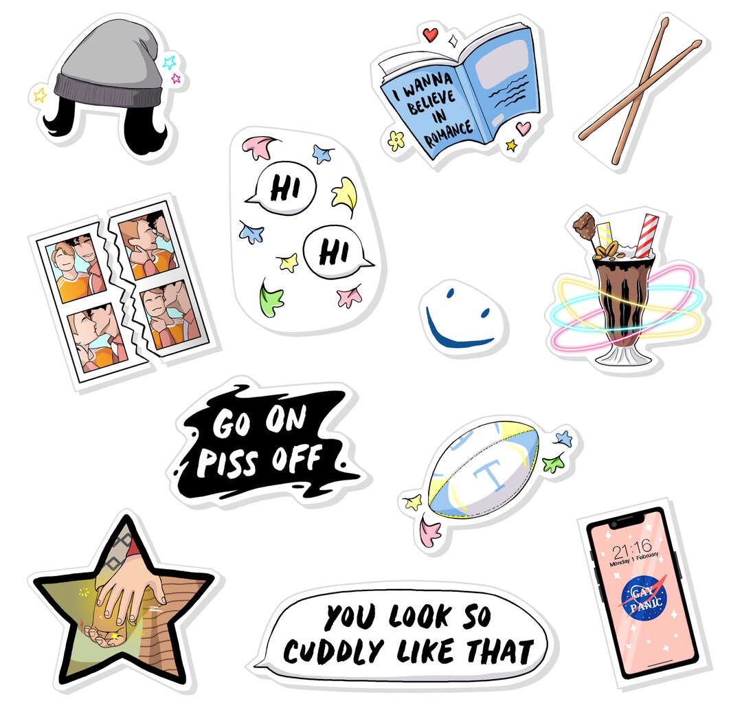 Heartstopper Sticker Set Etsy