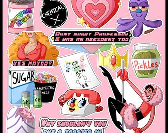 Powerpuff Stickers