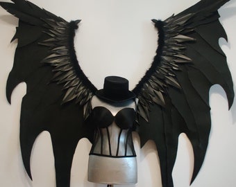 Giant wings Black wings Large wings Angel wings devil wings Halloween costume