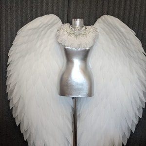 Giant wings Angel wings White angel wings Christmas wings Wedding wings Large wings Wings costume cosplay Halloween wings