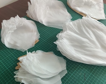 DMiotech 50 Yards Ruban En Organza 3/8 Pouce Bleu Foncé Ruban