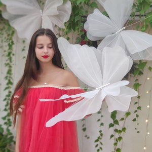 Butterfly Organza butterfly Silk butterfly Giant butterfly Wedding butterfly Wedding decor