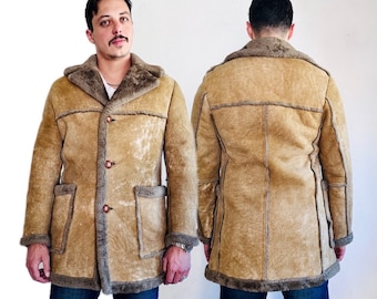 Original Vintage Style double breasted Chesterfield coat men