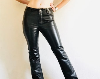 Size 4 Leather Pants - Etsy