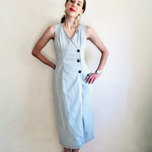 CD 25 Denim Shirt dress Light Blue Cotton