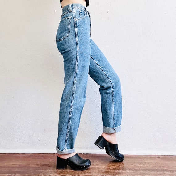 Vintage WRANGLER Western Jeans, 26 Waist, Button … - image 3