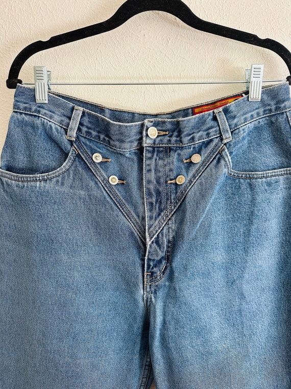 80s LAWMAN Western Jeans, Waist 32, 90s Vintage S… - image 6