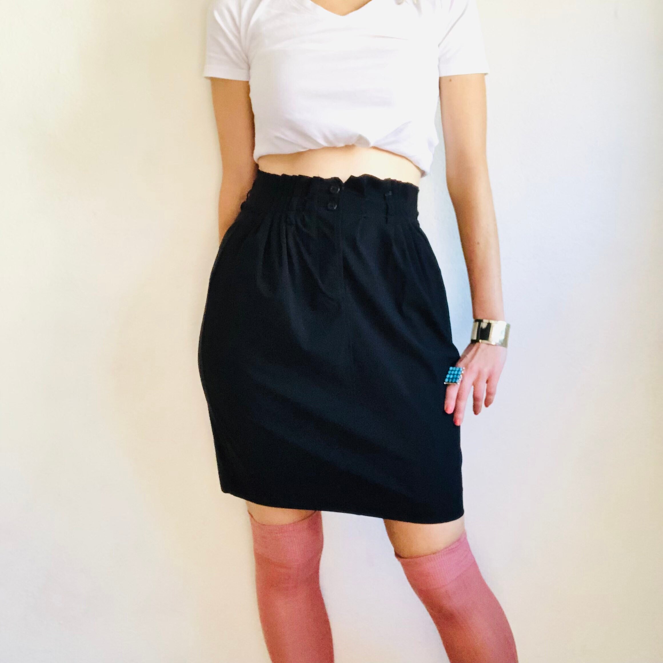 Vintage Girbaud Pleated Skirt, 25 Waist, Y2K MARITHE