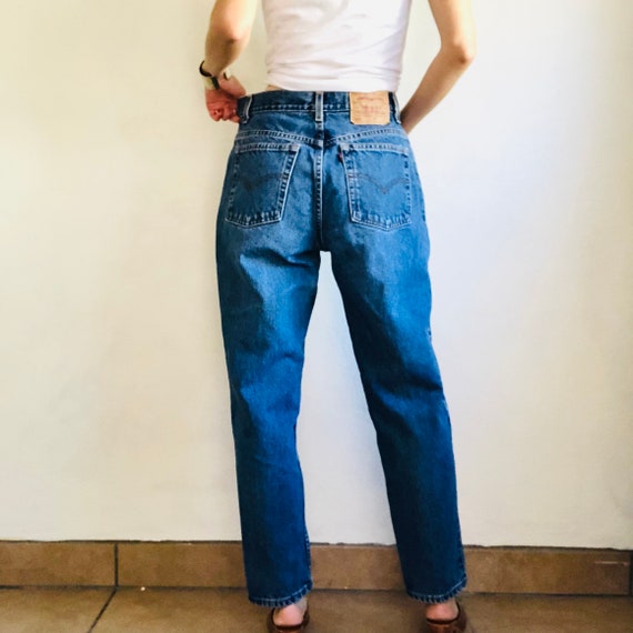 Vintage LEVIS 550 Jeans, 30 Waist, 90s Medium Sto… - image 7