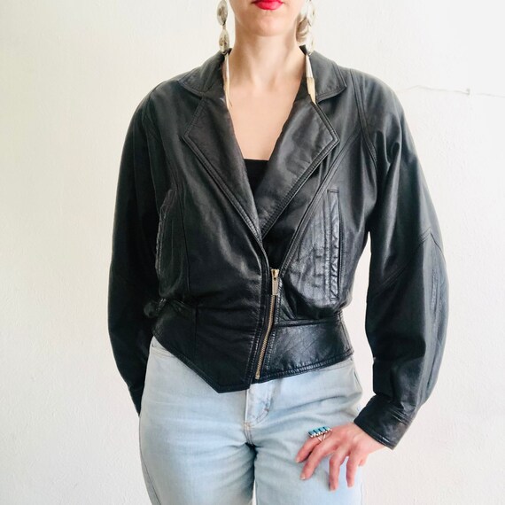 80s WILSONS Motorcycle Jacket, Small, 90s Vintage… - image 3