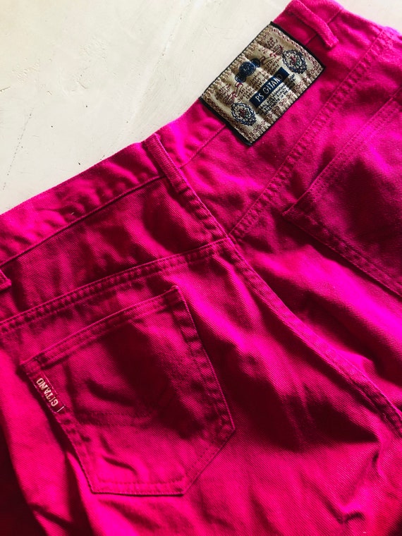 Vintage GITANO Pink Jeans, 30 Waist, 80s 90s Brig… - image 8