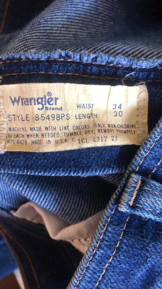 32x29 70s VTG WRANGLER Medium Wash High 