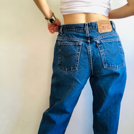 Vintage LEVIS 550 Jeans, 30 Waist, 90s Medium Sto… - image 6