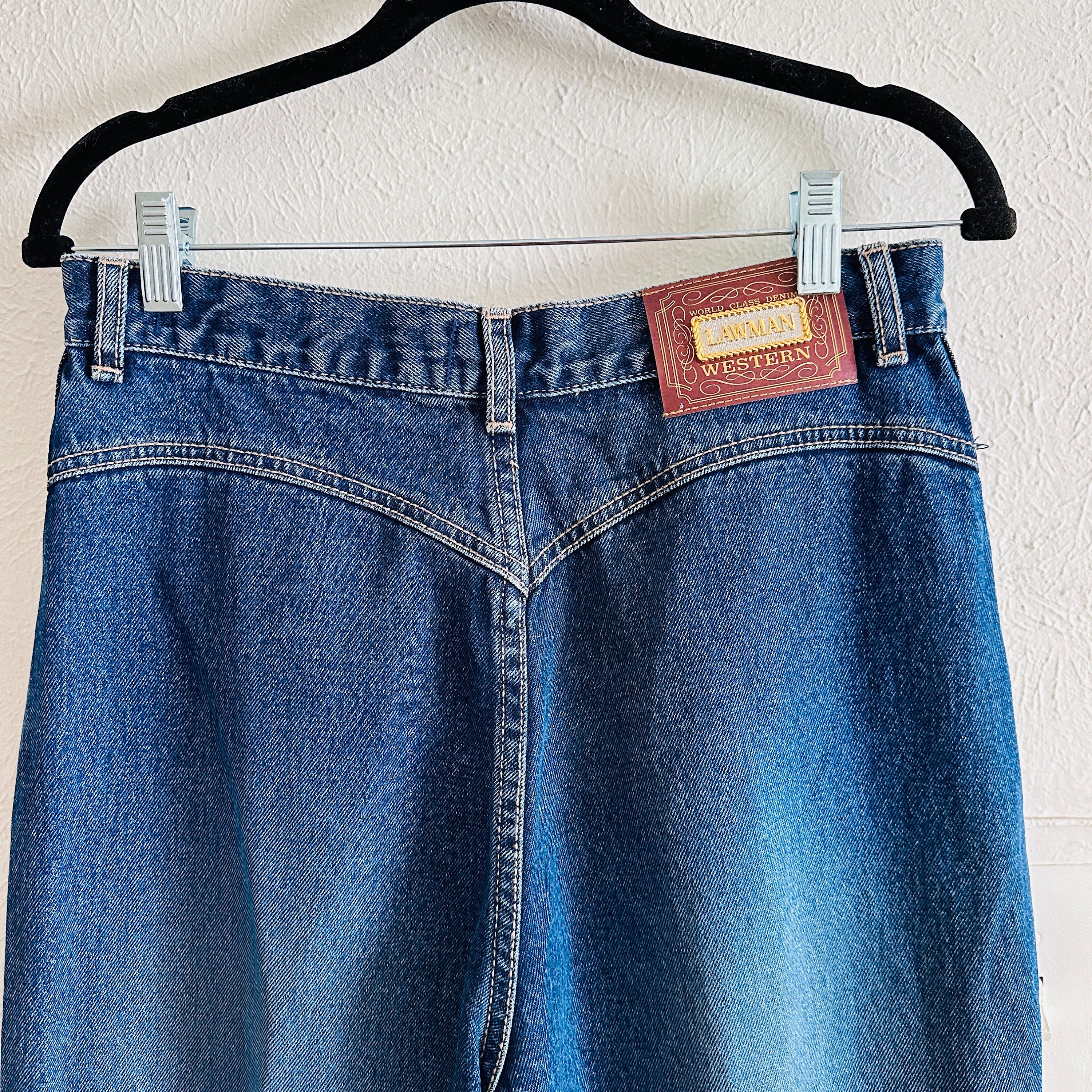 LAWMAN Studded Western Jeans, 30 Waist, 90s Vintage Rockies