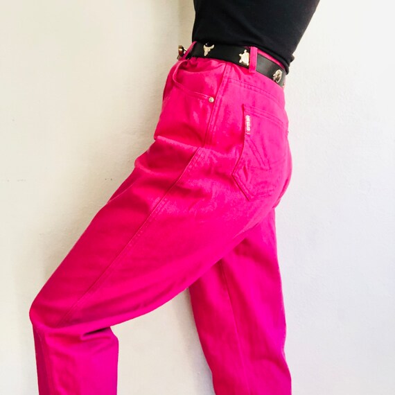Vintage GITANO Pink Jeans, 30 Waist, 80s 90s Brig… - image 5