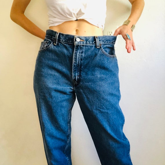 Vintage LEVIS 550 Jeans, 30 Waist, 90s Medium Sto… - image 4