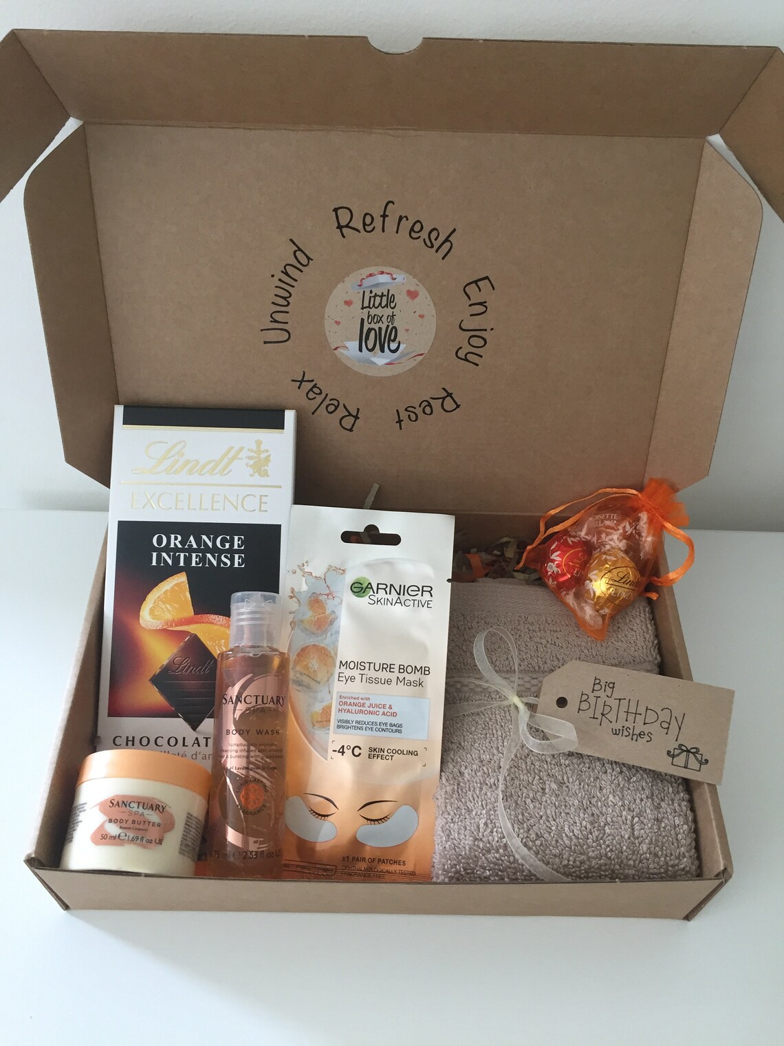 Pamper gift box Etsy