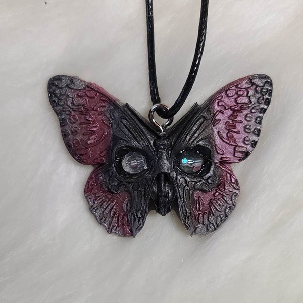 Butterfly Skull Etsy
