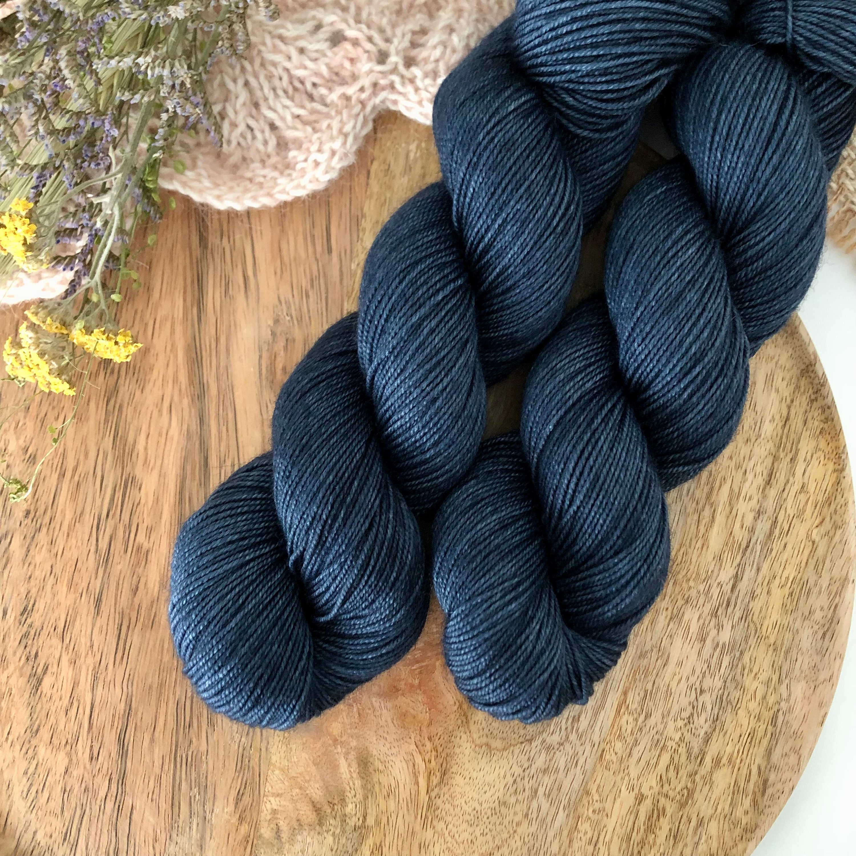 Cyan Wool blue-green Sparkle Feet Sock Yarn — Sheepy Time Knits