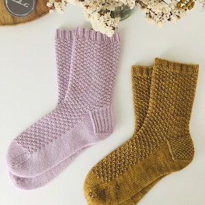 Silent Hour Sock Set Knitting Pattern