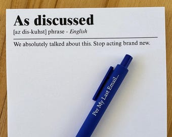 Funny Notepad - As Discussed