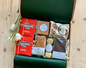 A Little Yorkshire Tea Letterbox Gift | Hamper | Afternoon Tea | Tea Gifts | Chocolates | For Men | Thank you| Grandad | Her | Birthday |UK