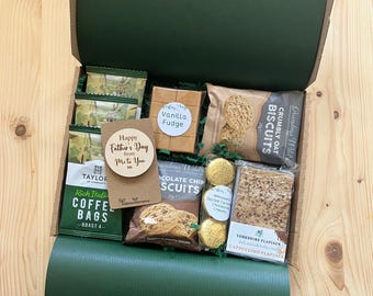 A Little Fathers Day Coffee & Treats Letterbox Gift Hamper | Coffee Gifts | Biscuits | Grandad | Dad | Daddy |For Him |Fathers Day Gifts |UK