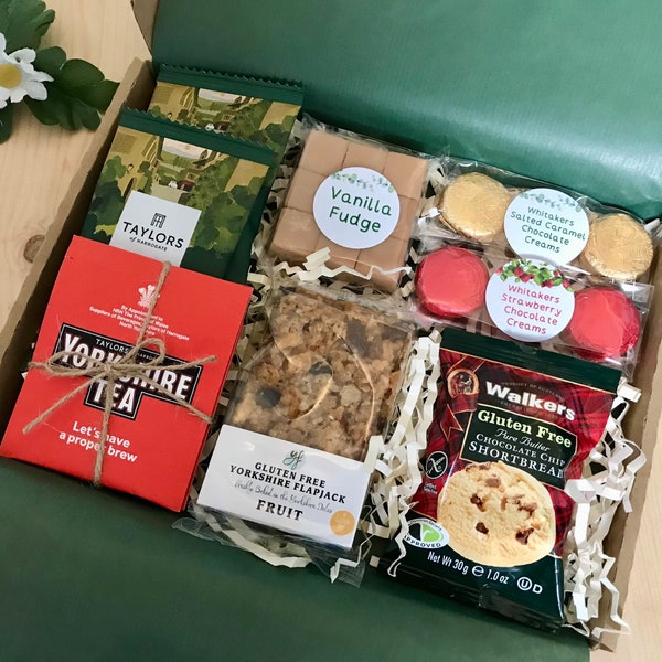 A Little Gluten Free Afternoon Tea Letterbox Gift | Hamper | Gluten free | Biscuits | Chocolate | Birthday | Thank you | Get well | Gift