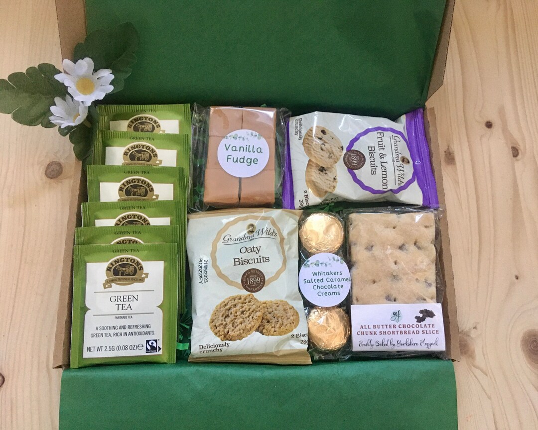 A Little Green Tea & Biscuits Afternoon Tea Letterbox Gift Hamper Tea