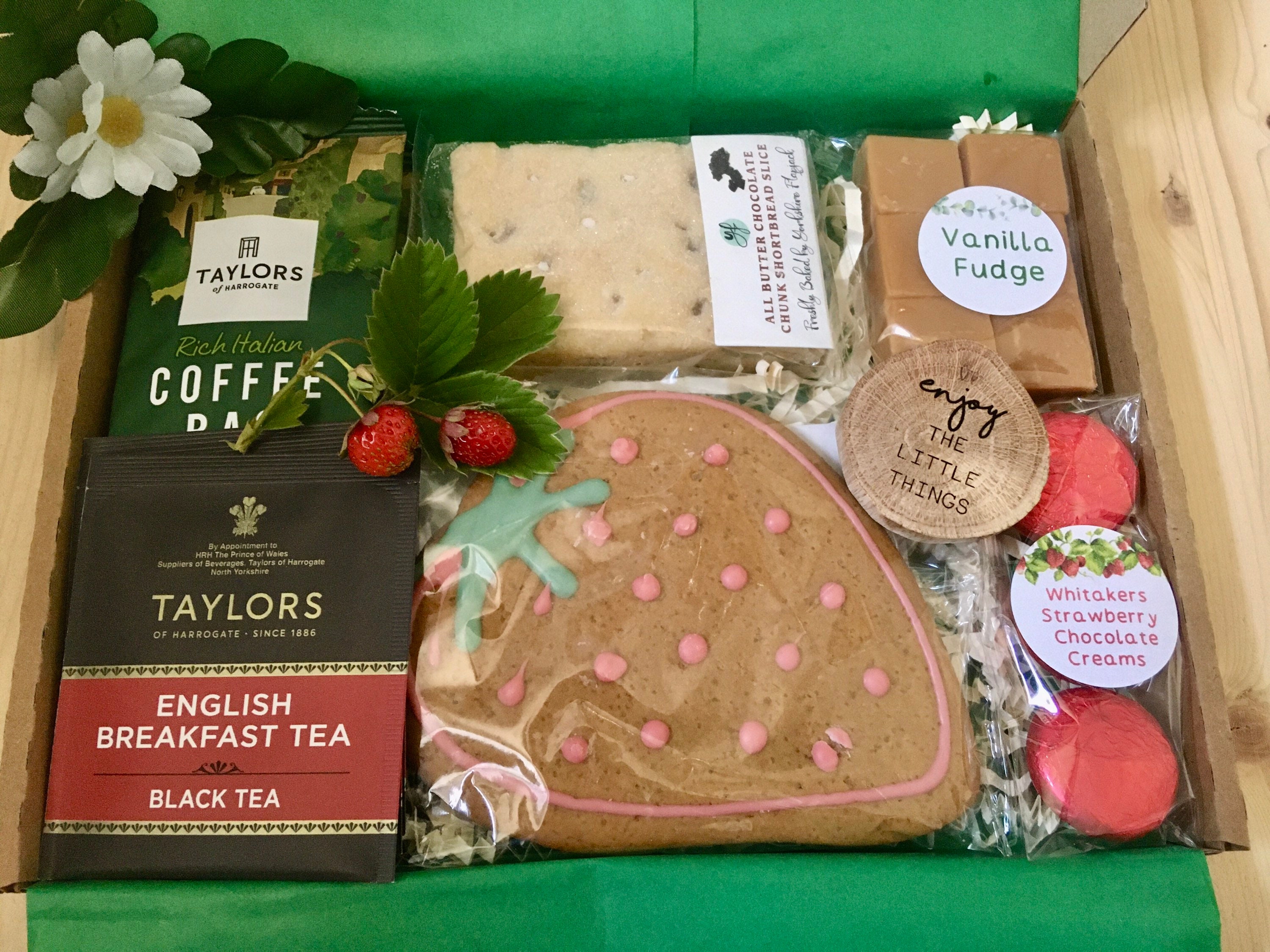 A Little Strawberry Treat Afternoon Tea Letterbox Gift Etsy UK