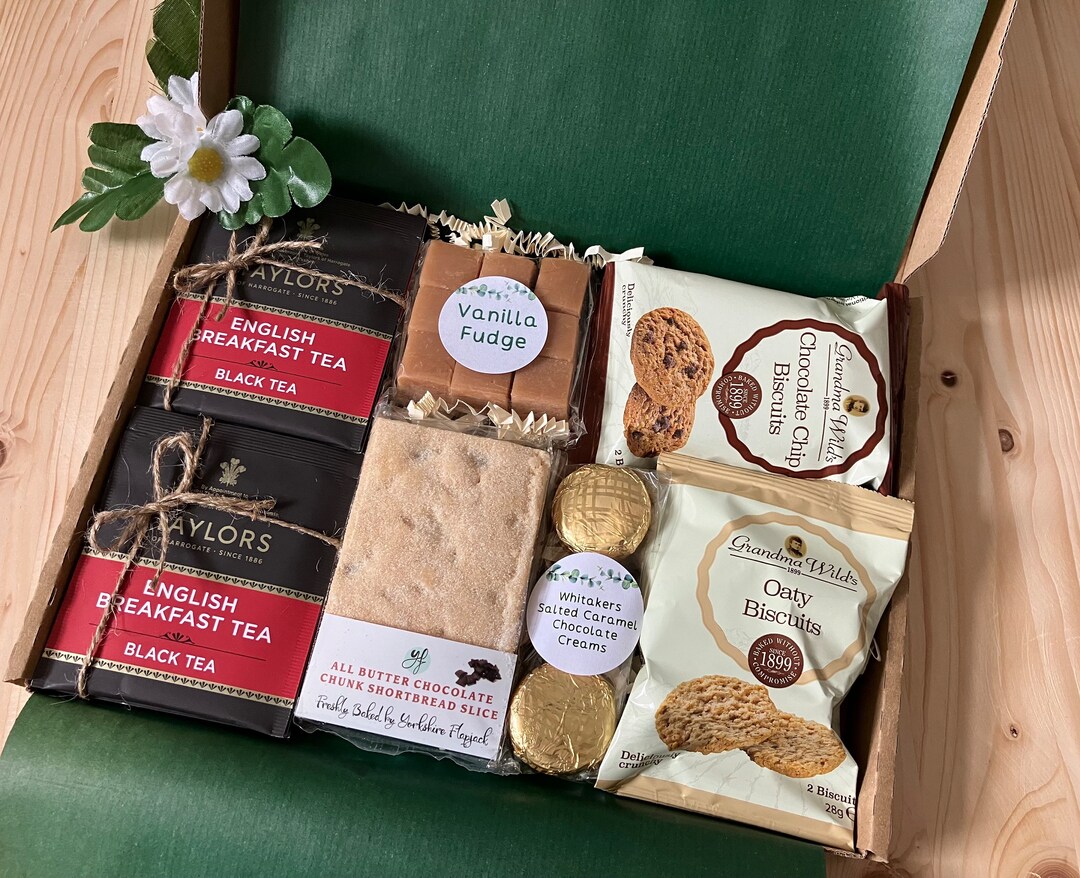 A Little Tea & Biscuits Letterbox Gift | Hamper | Tea Gift | Chocolate ...