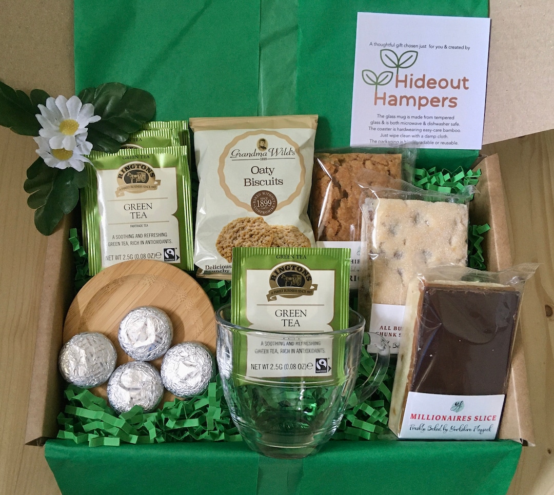 Green Tea Afternoon Tea Hamper Gift Box Tea Gifts Green Tea Gift Set