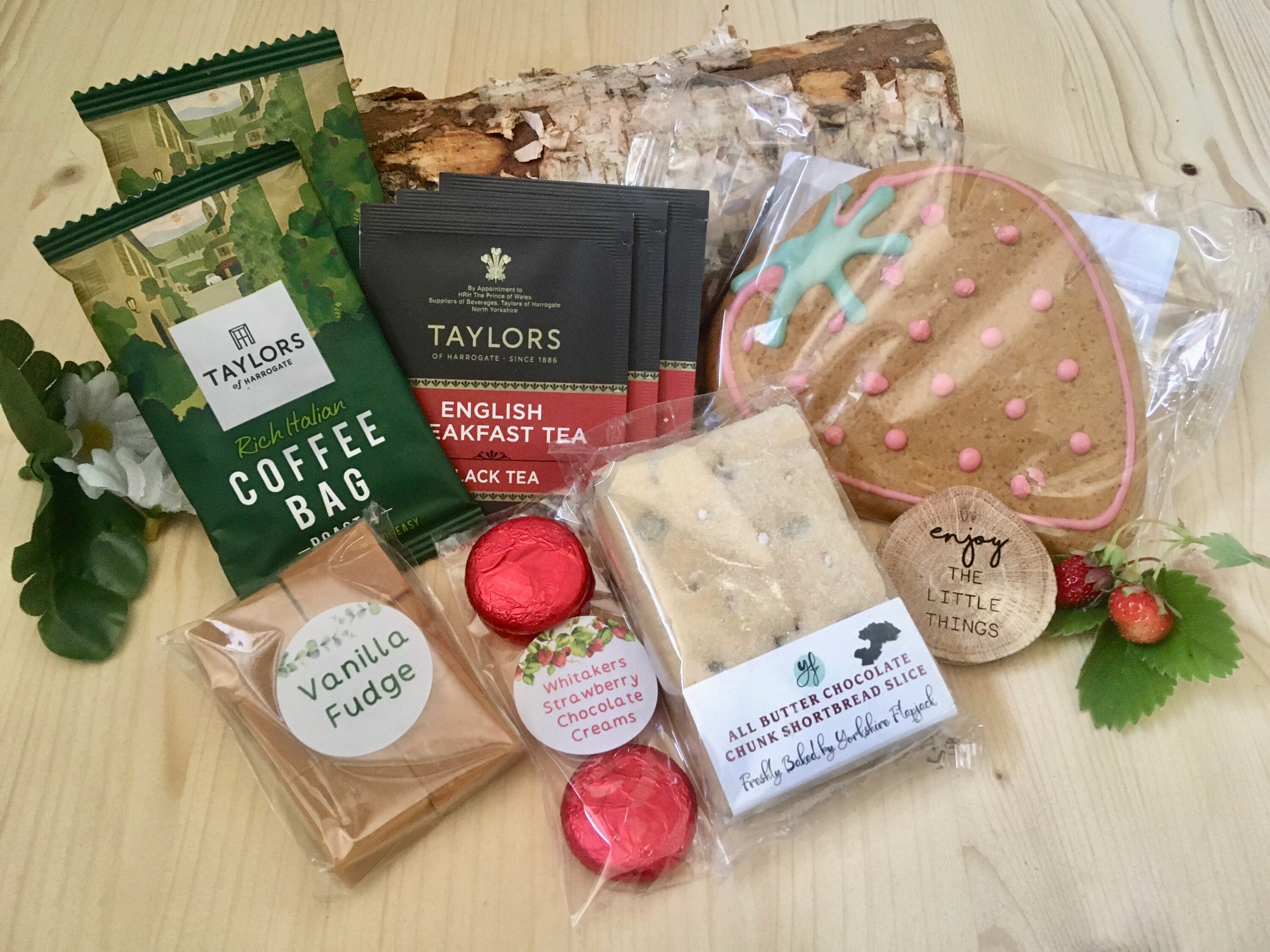 A Little Strawberry Treat Afternoon Tea Letterbox Gift Etsy UK