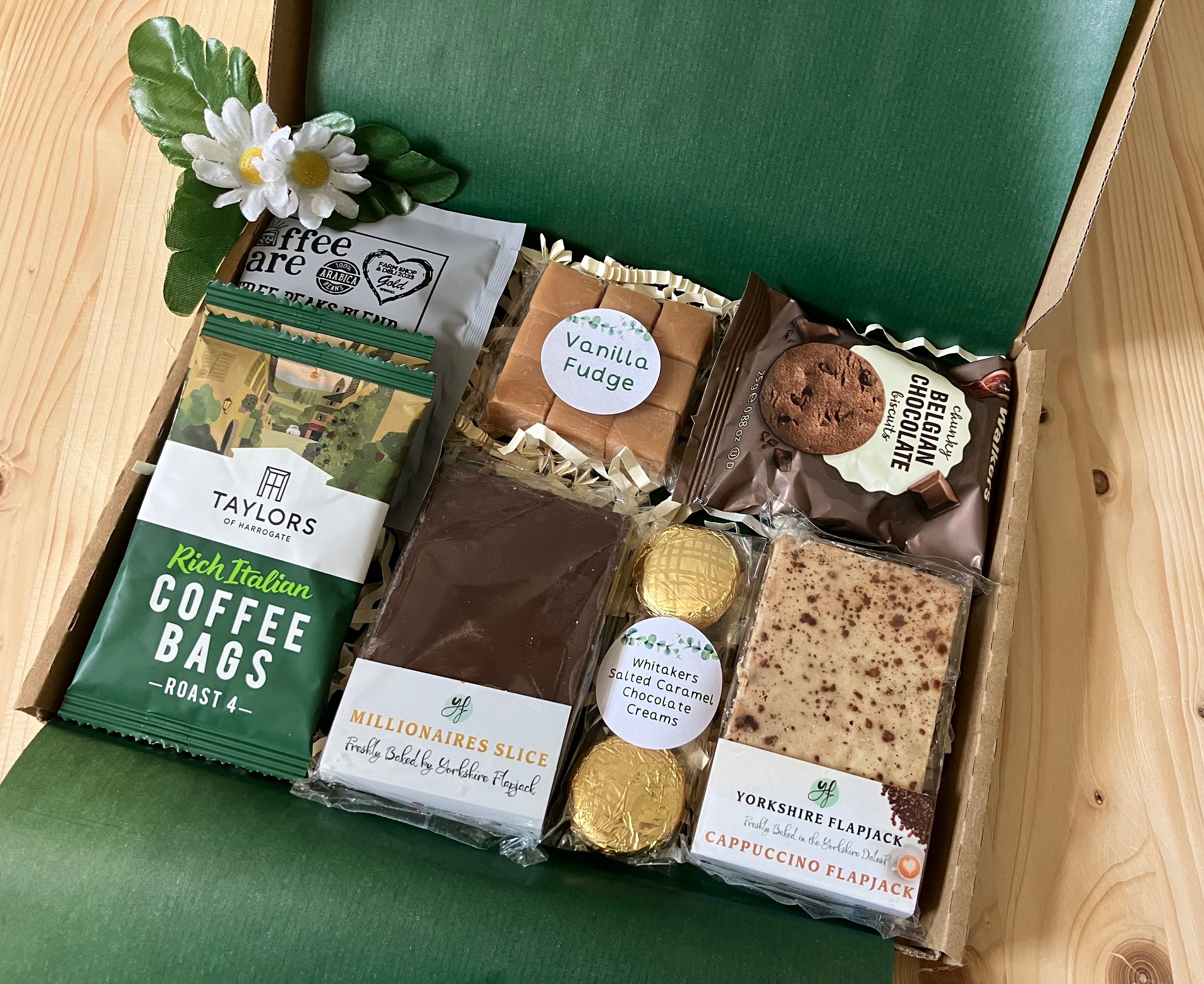 A Little Coffee Lovers Letterbox Gift | Treat Box | Hamper | Coffee Gift | Biscuits | Chocolate | For Him | Her | Grandad | Dad | Thank you