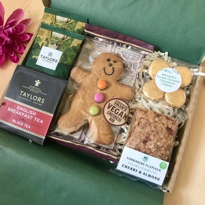 A Little VEGAN Afternoon Tea | Letterbox Gift Hamper | Vegan gift | Tea | Coffee | For Him | Her | Get well | Dad | Birthday | Thank you