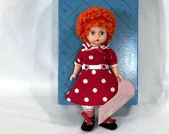 Madame Alexander restrung 8" Mop Top Annie/ Little Orphan Annie doll.