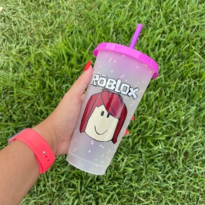 Roblox Girl Cup, Roblox Girl Tumbler, Roblox Baccon Girl, Roblox Birthday, Back to School, Custom Tumbler, Roblox Water Bottle, Roblox.