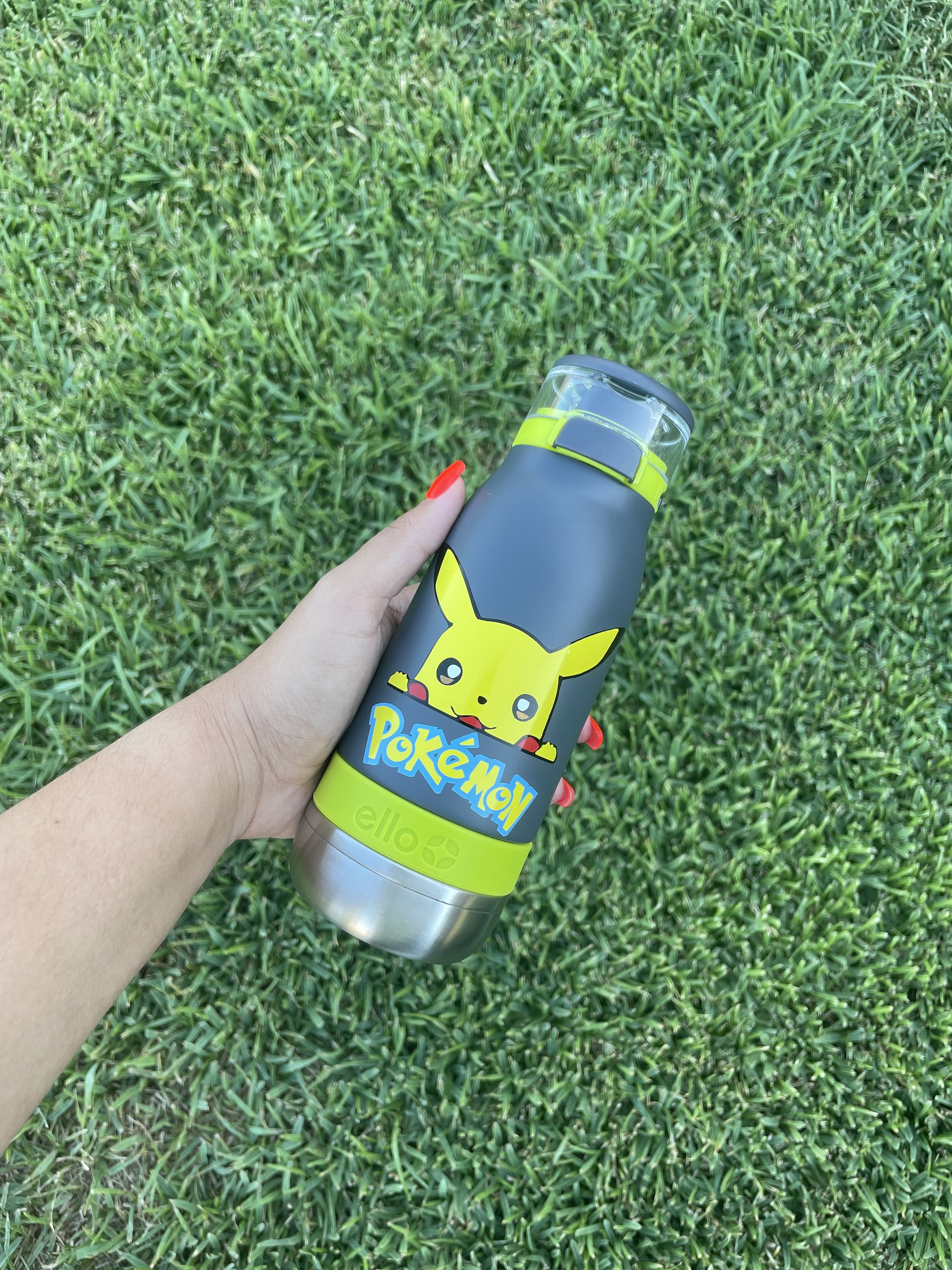 Kids PICACHU BOY Cup Leak-proof Water Bottle 14 Oz Pokemon Boy 